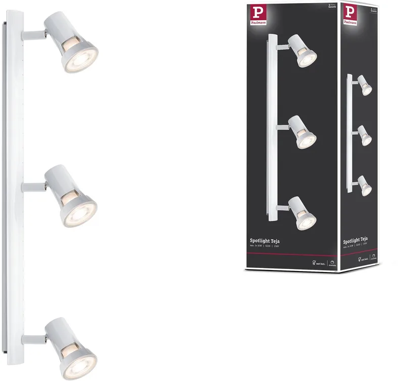 Spotlight Teja GU10 230V max. 3x10W dimbaar de Paulmann en Blanc – photo produit
