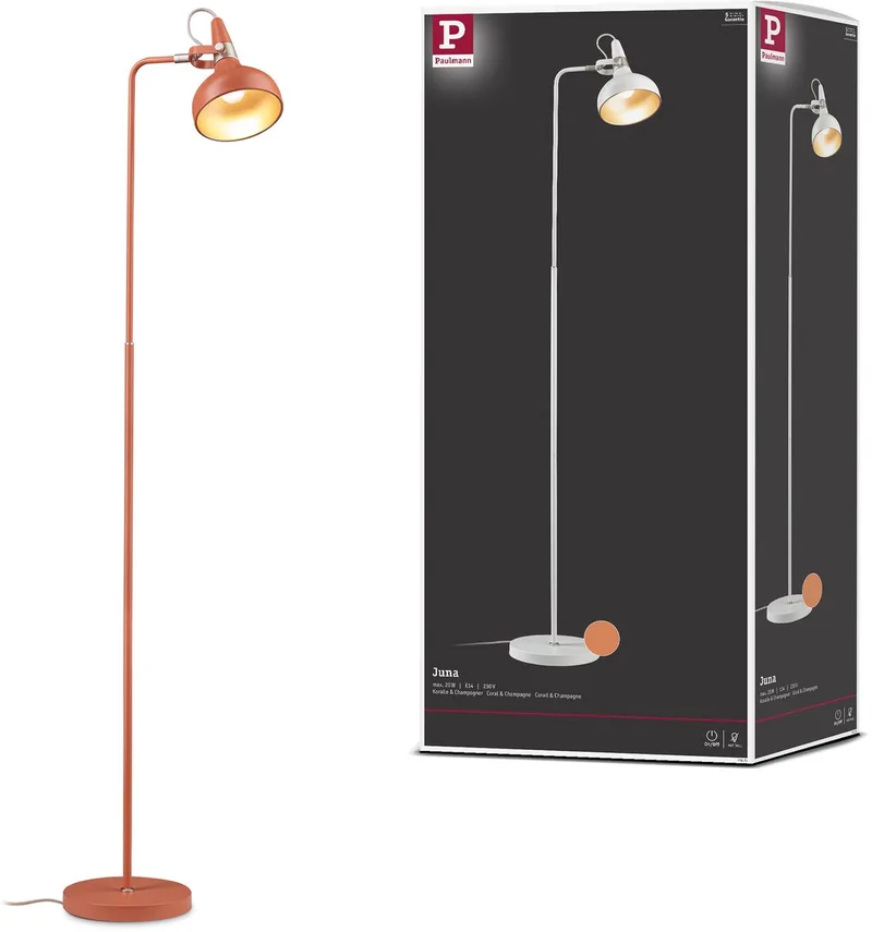 Staande lamp Juna Style E14 max. 20W Metaal de Paulmann en Peach – photo produit