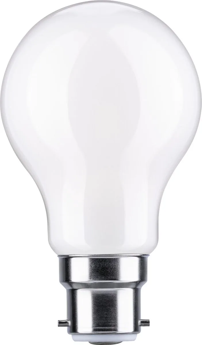 Standaard 230 V LED-gloeilamp B22d 1055lm 9W 2700K Opaal de Paulmann – photo produit