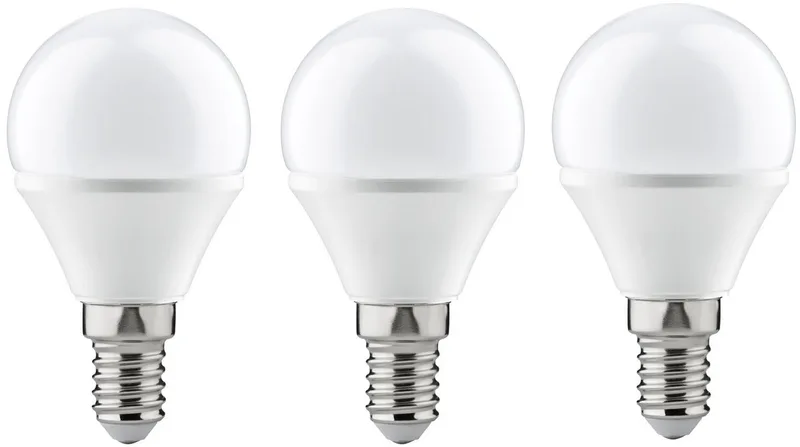 LED-dråbepære E14 4 W 2.700K, sæt med 3 fra Paulmann – produktbillede