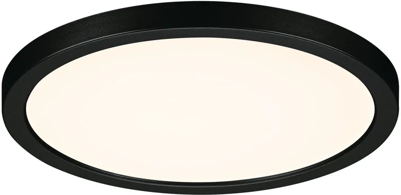 Areo LED-panel rund svart 3000K Ø17,5cm från Paulmann i Svart – produktbild