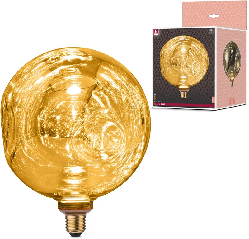 Vintage Edition Standaard 230 V LED Globe E27 400lm 4,7W 2700K Goud de Paulmann – photo produit