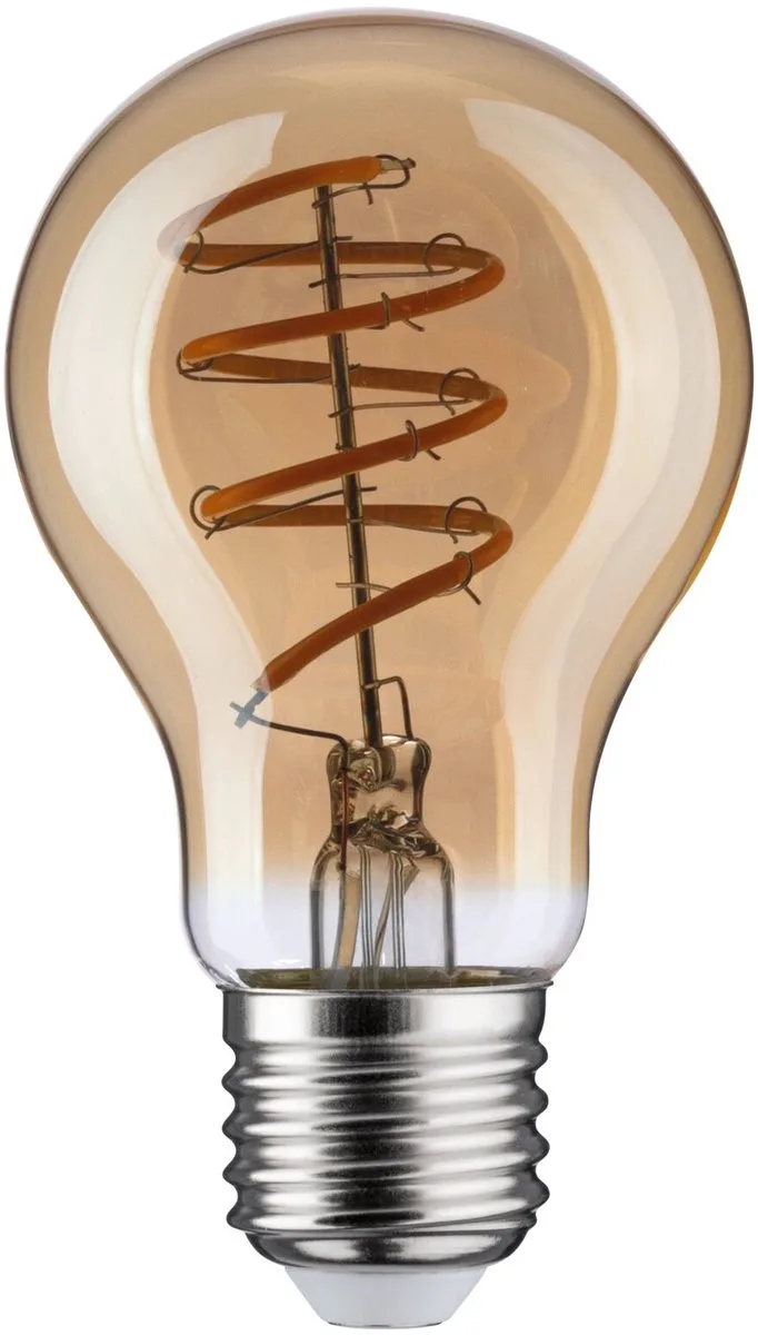 Paulmann 28952 LED E27 forme de poire 5 W or (Ø x H) 60 mm x 106 mm 1 pc(s) de Paulmann – photo produit