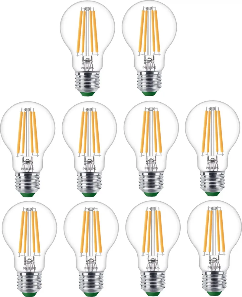 10 stuks | | | Philips LED Peer 4W 840lm 2700K Helder | Energielabel A | 4 watt | 840 lumen | | Extra Warm Wit | 230V | 50.000 | 840 lumen | E27 | 50.000 Branduren de Philips – photo produit