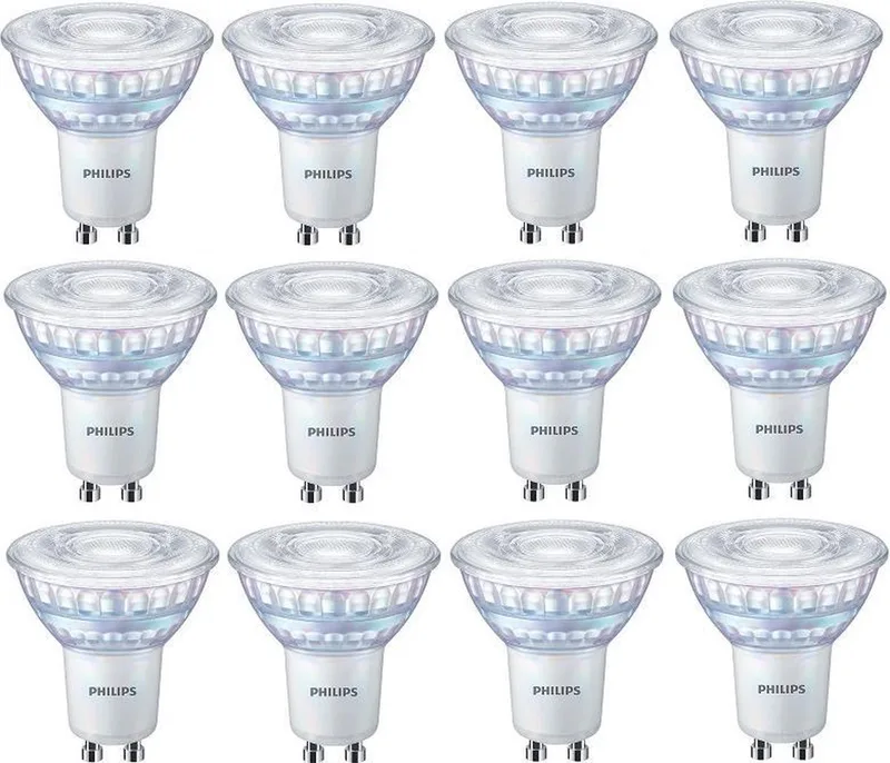 2 stuks | 1 Philips LED GU10 3.8W/927-922 36º 345lm WarmGlow dimbaar Ø5cm | Beste kleurweergave | GU10 | Warm Wit | 3.8 watt | 15.000 Branduren von Philips – Produktfoto