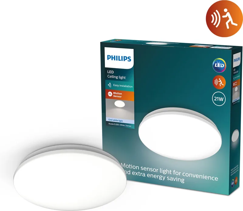 Plafonnier Acuna 21w 4000k 2900lm de Philips en Blanc – photo produit