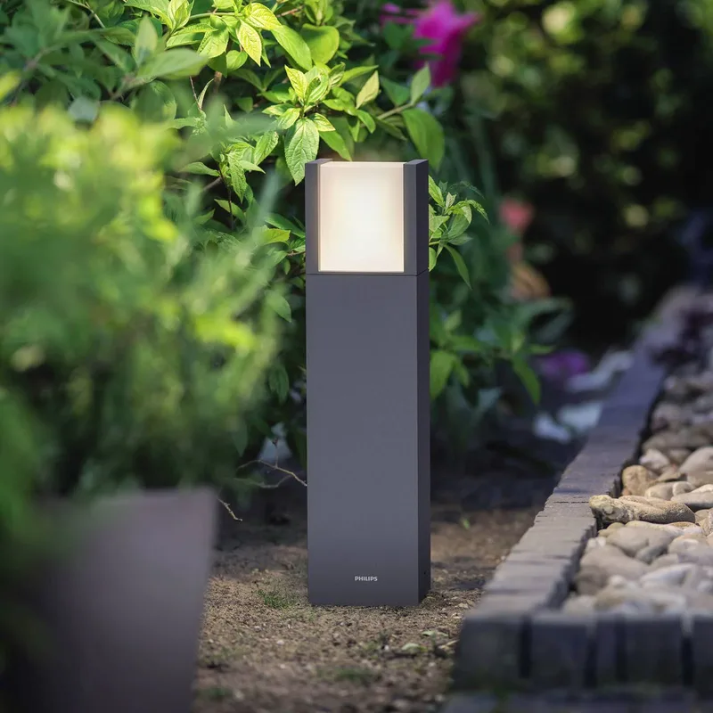 Arbour UE LED-sokkelbelysning fra Philips i Antracit – produktbillede