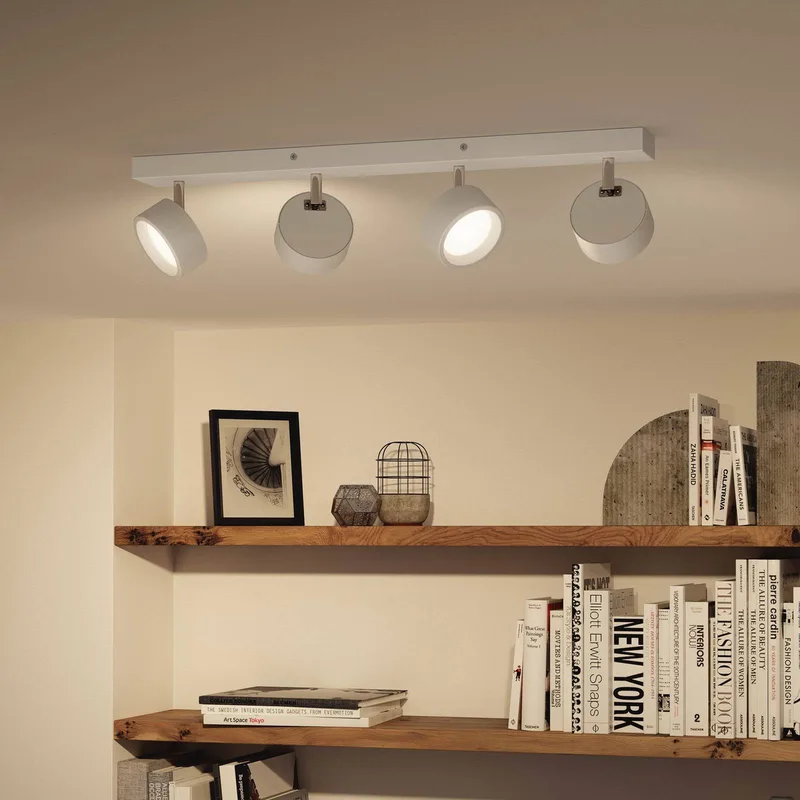 Bracia LED-loftspot med 4 lyskilder, hvid fra Philips i Hvid – produktbillede