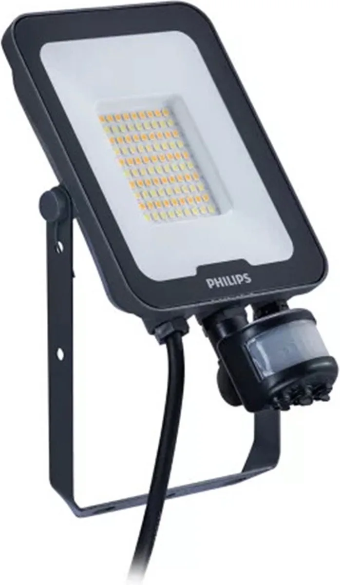 breedstraler Ledinaire BVP167 30W 3600lm 40D - 830-840-865 | IP65 symmetrisch met bewegingssensor by Philips in Grey – product photo