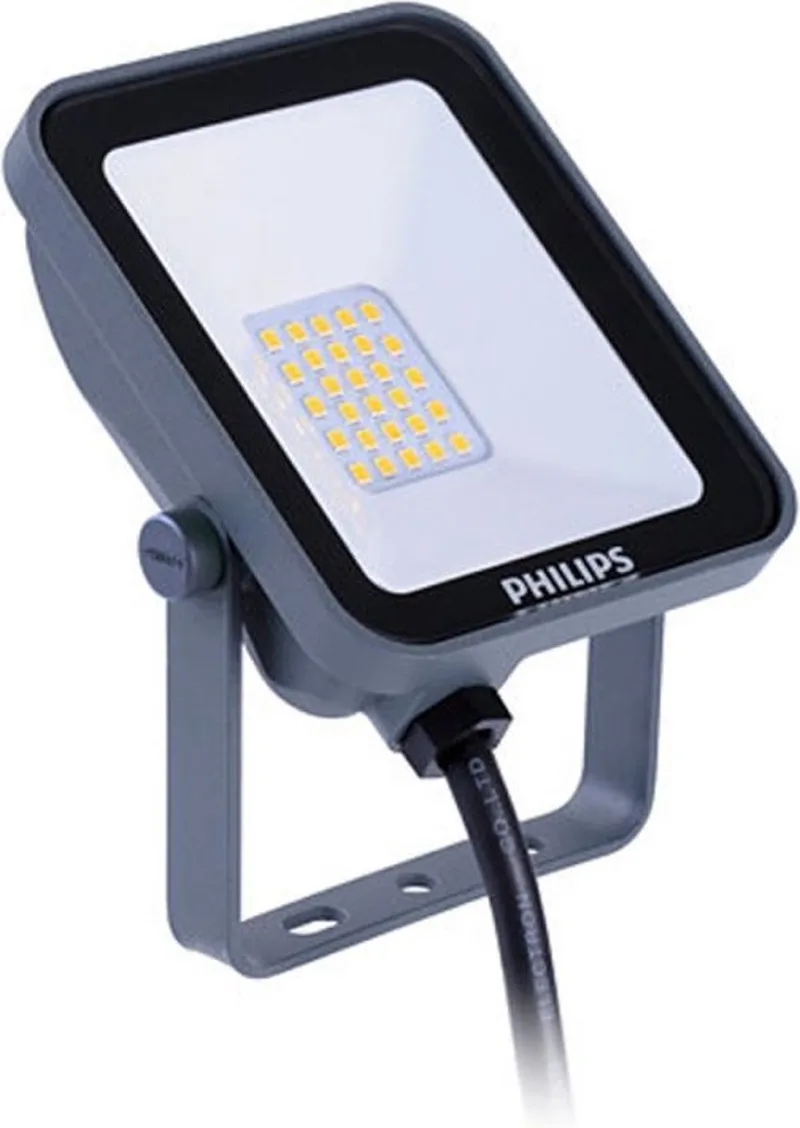 PHIL LED-Strahler Ledinaire IP65 grau 50W 6000lm 3000/4000/6500K symmetrisch von Philips in Dunkelgrün – Produktfoto