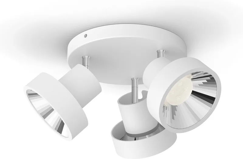 BUKKO Opbouwspot LED 3x4,3W/430lm van Philips in Wit – productfoto