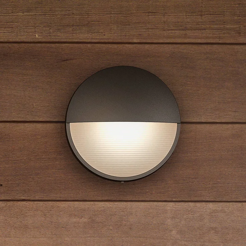 Capricorn - antracietkleurige LED wandlamp, IP 44 by Philips in Anthracite, Wit gesatineerd – product photo