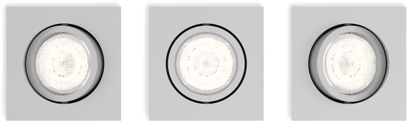 Casement - Inbouwspot - 3 Lichtpunten - 3 x 500lm von Philips in Grau – Produktfoto