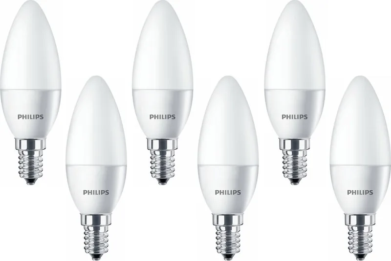 CorePro E14 LED Lamp - 2.8W - Warm Wit - Vervangt 25W - 6-Pack fra Philips – produktbillede
