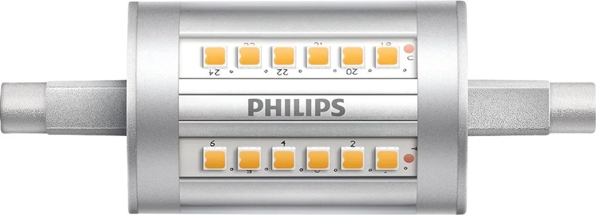 CorePro LED linear R7S Fitting - 7.5-60W - 830 - 29x78 mm - Warm Wit de Philips – photo produit