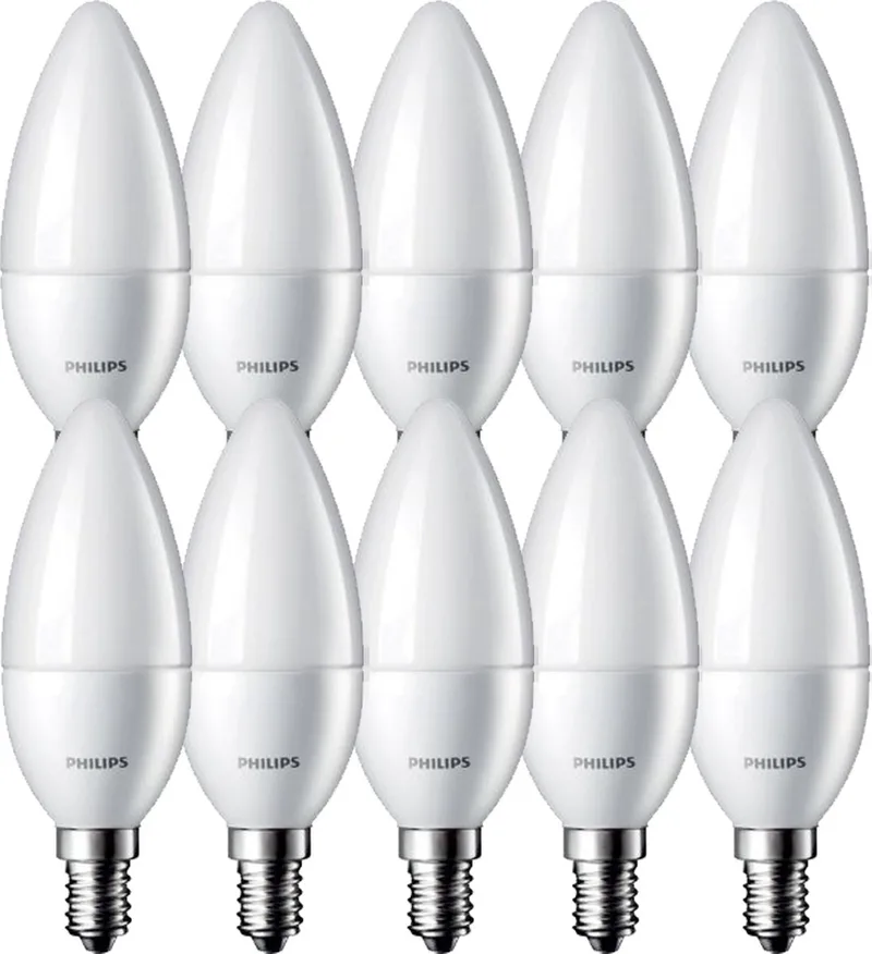 CorePro LEDCandle B35 E14 5.5W 2700K 470lm 230V - Warm Wit - Per doos á 10 stuks von Philips – Produktfoto