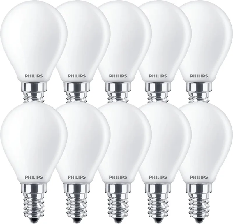 CorePro LEDLuster P45 E14 4.3W 2700K 470lm 230V - Warm Wit - Per doos á 10 stuks de Philips – photo produit