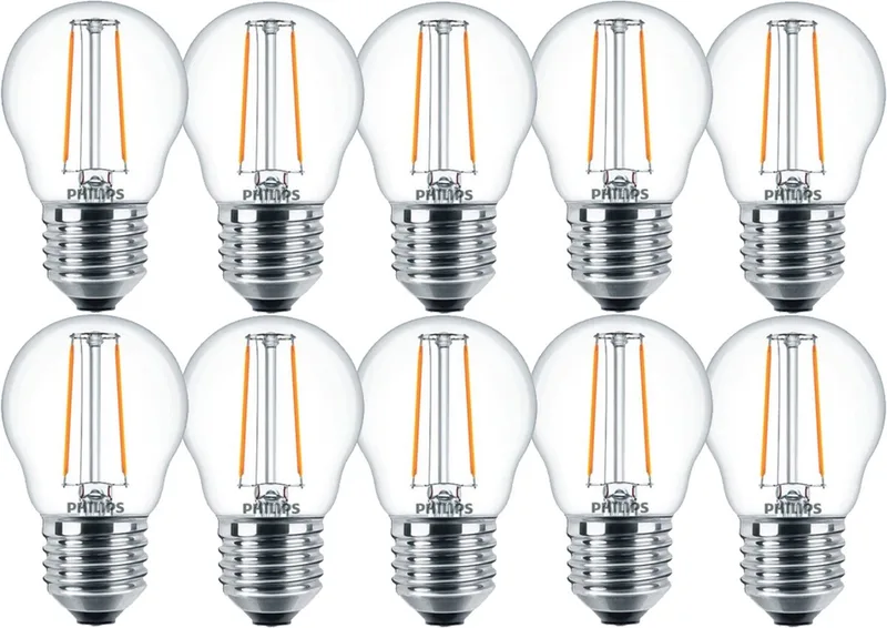 CorePro LEDLuster P45 E27 2W 2700K 250lm 230V - Helder - Warm Wit - Per doos á 10 stuks by Philips – product photo