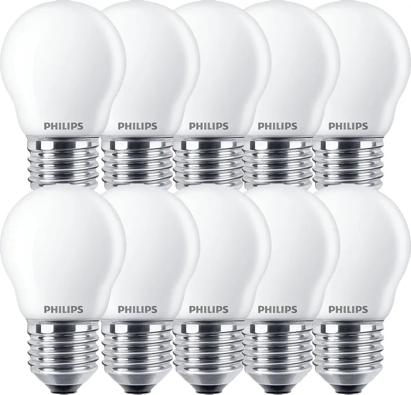 CorePro LEDLuster P45 E27 7W 2700K 806lm 230V - Warm Wit - Per doos á 10 stuks van Philips – productfoto