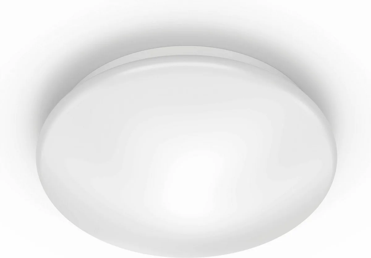 Deckenleuchte Moire 17 W 2700 K LED fest integriert, Warmweiß by Philips in White – product photo