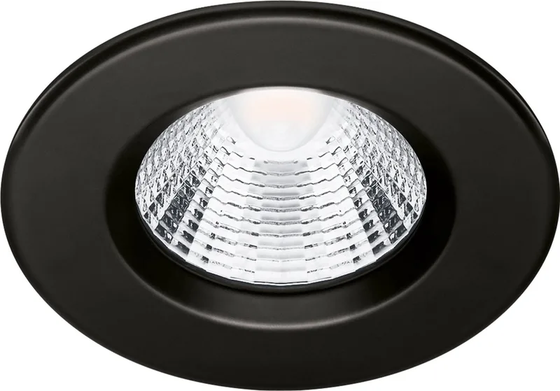 Dive LED-indbygningsspot IP65 rundt sort fra Philips i Sort – produktbillede