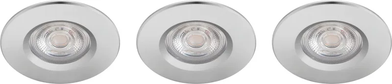 Dive spot encastrable de salle de bain, 3-lichts de Philips en Chrome – photo produit
