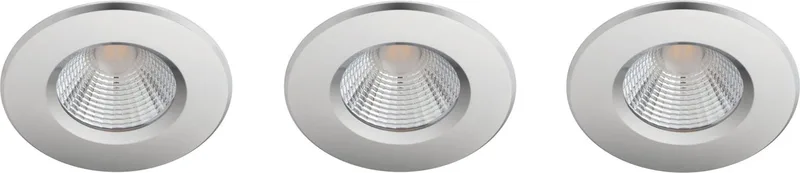 Dive bathroom recessed spotlight, 3-light by Philips in Chrome – product photo