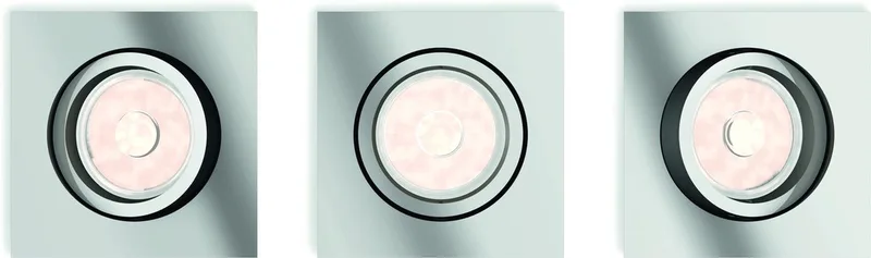 Donegal - Inbouwspot - 3 Lichtpunten by Philips in Chrome – product photo