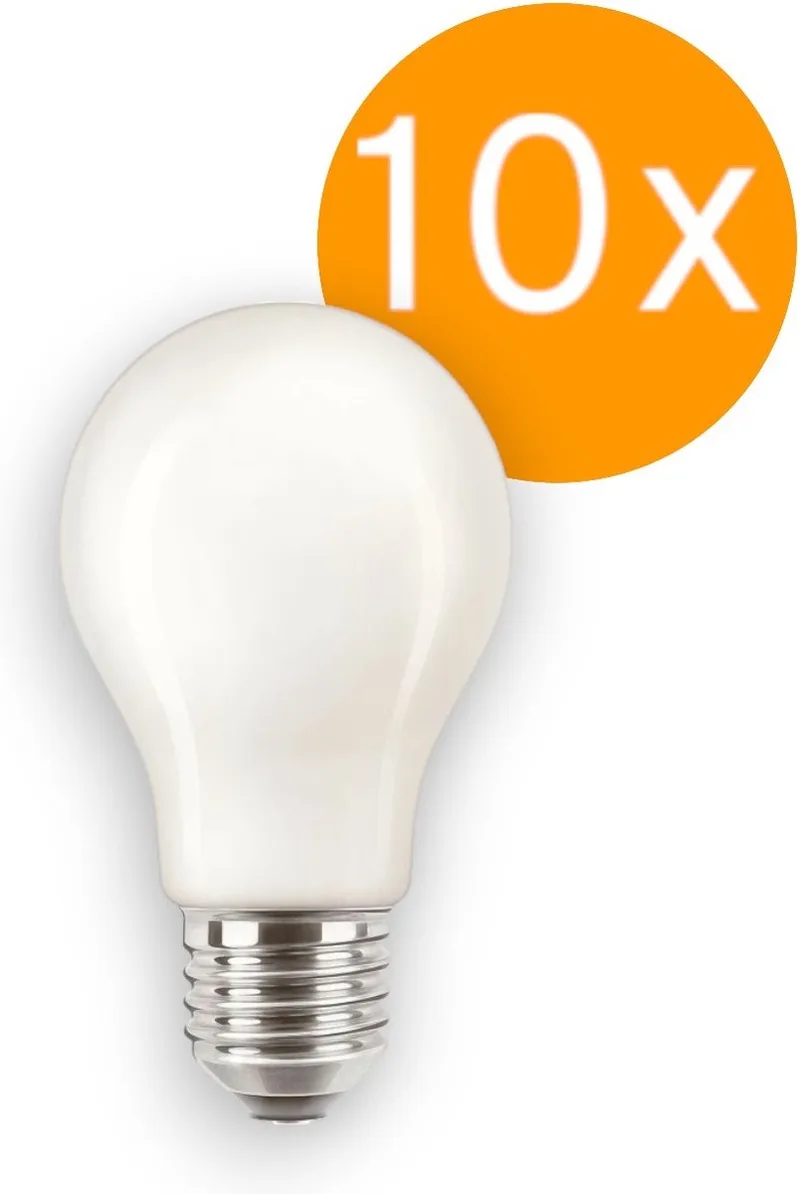 Doos 10x Philips E27 LED Lamp | 10.5W 2700K 220V/240V 827 | 1521lm fra Philips – produktbillede