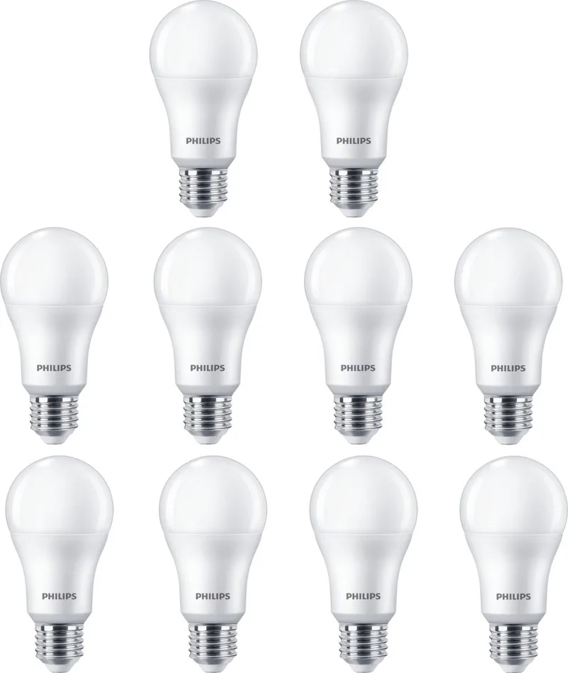 Doos 10x Philips E27 LED Lamp | 13W 2700K 220V/240V 827 | 1521lm 180° fra Philips – produktbillede