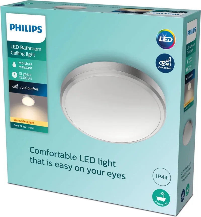 DORIS CL257 EC RD 17W 27K N HV IP44 06 von Philips in Silber – Produktfoto