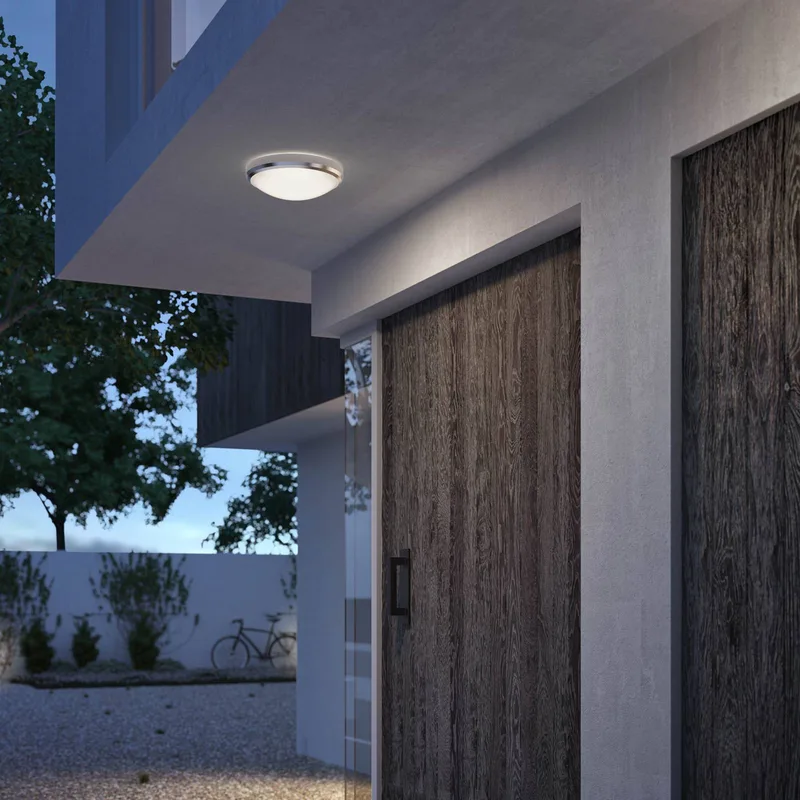 Doris LED buitenlamp IP54 4.000K de Philips en Nikkel – photo produit