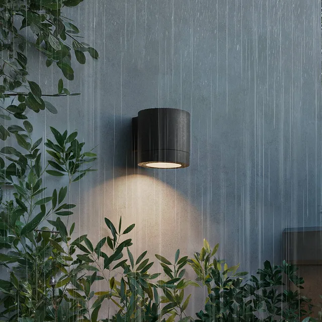 Fylx applique, éclairage d'extérieur, GU10-Fitting, résistant aux intempéries: IP44, design moderne de Philips en Noir – photo produit 3 sur 5