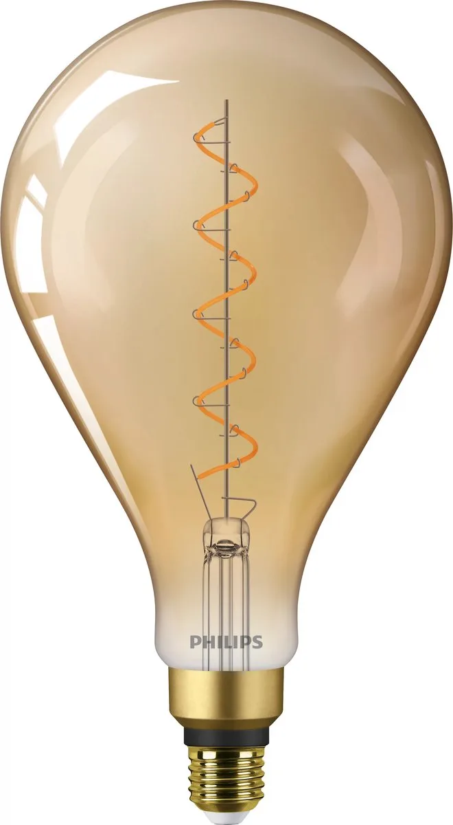Giant Spiraal Goud - 25 W - E27 - Extra warmwit licht fra Philips – produktbillede