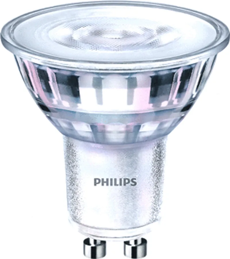 GU10 led spot - 3W - 1 stuk - extra warm wit 2700K met dimfunctie von Philips in Extra warm wit (2700K) – Produktfoto