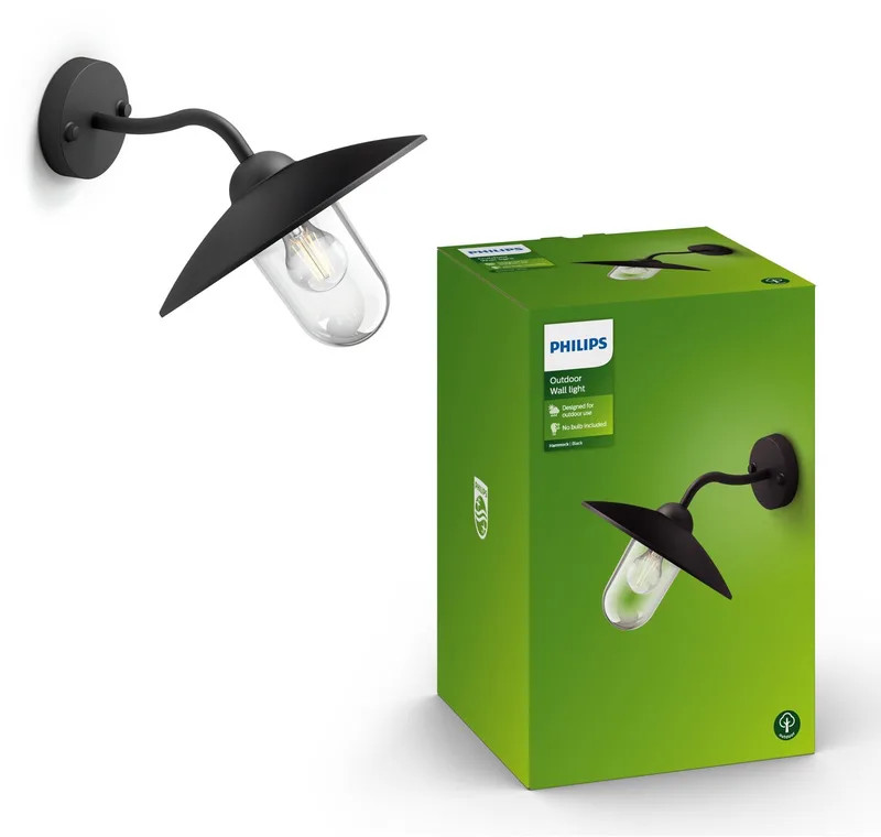 Hammock buitenwandlamp van Philips in Zwart – productfoto