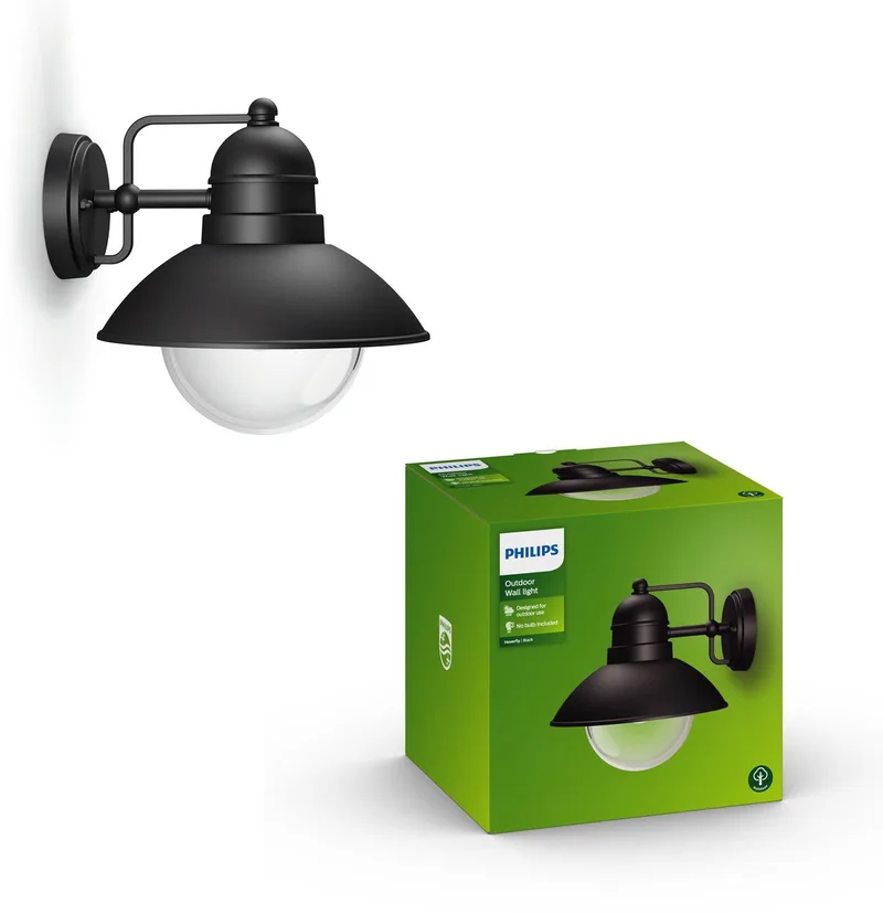 Hoverfly buitenwandlamp van Philips in Zwart – productfoto