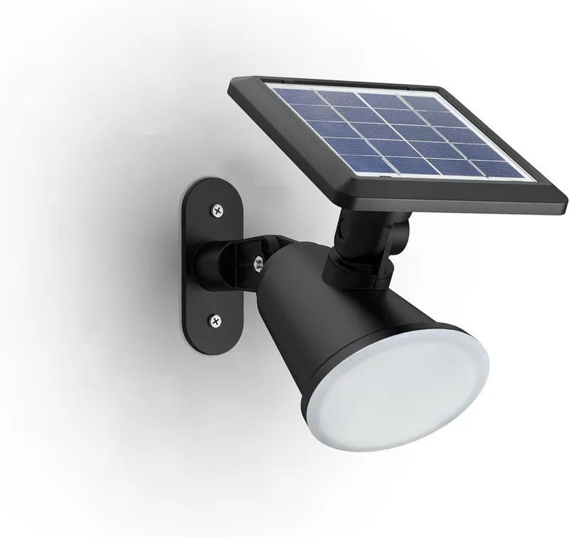 LED Jivix 8720169265523 Applique solaire extérieure LED LED 1.4 W noir de Philips en Noir – photo produit