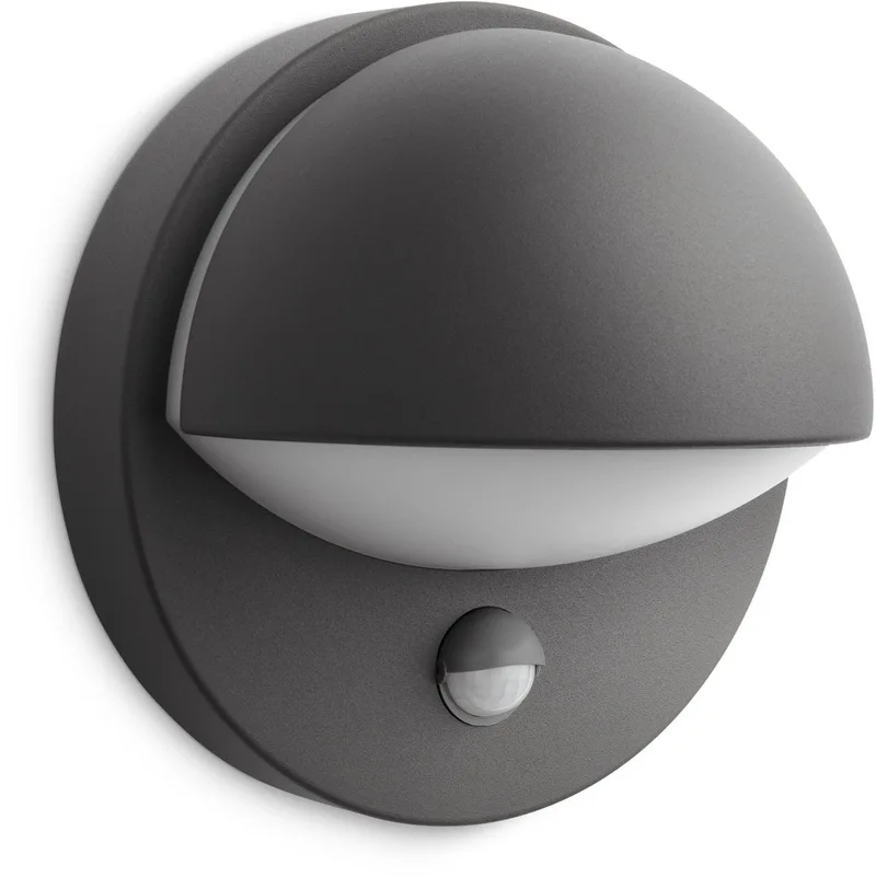 June buitenwandlamp met sensor de Philips en Anthracite – photo produit