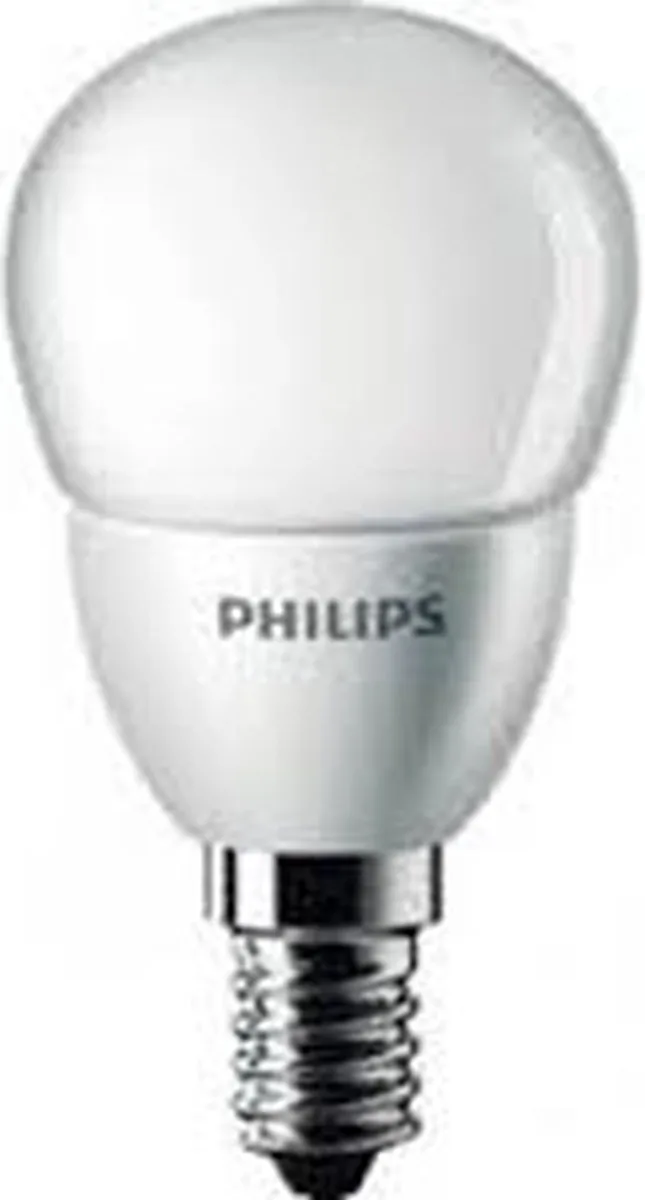Kogel lamp E14 - 5,5W (40W) - Kleine E14 fitting - Warm wit de Philips – photo produit