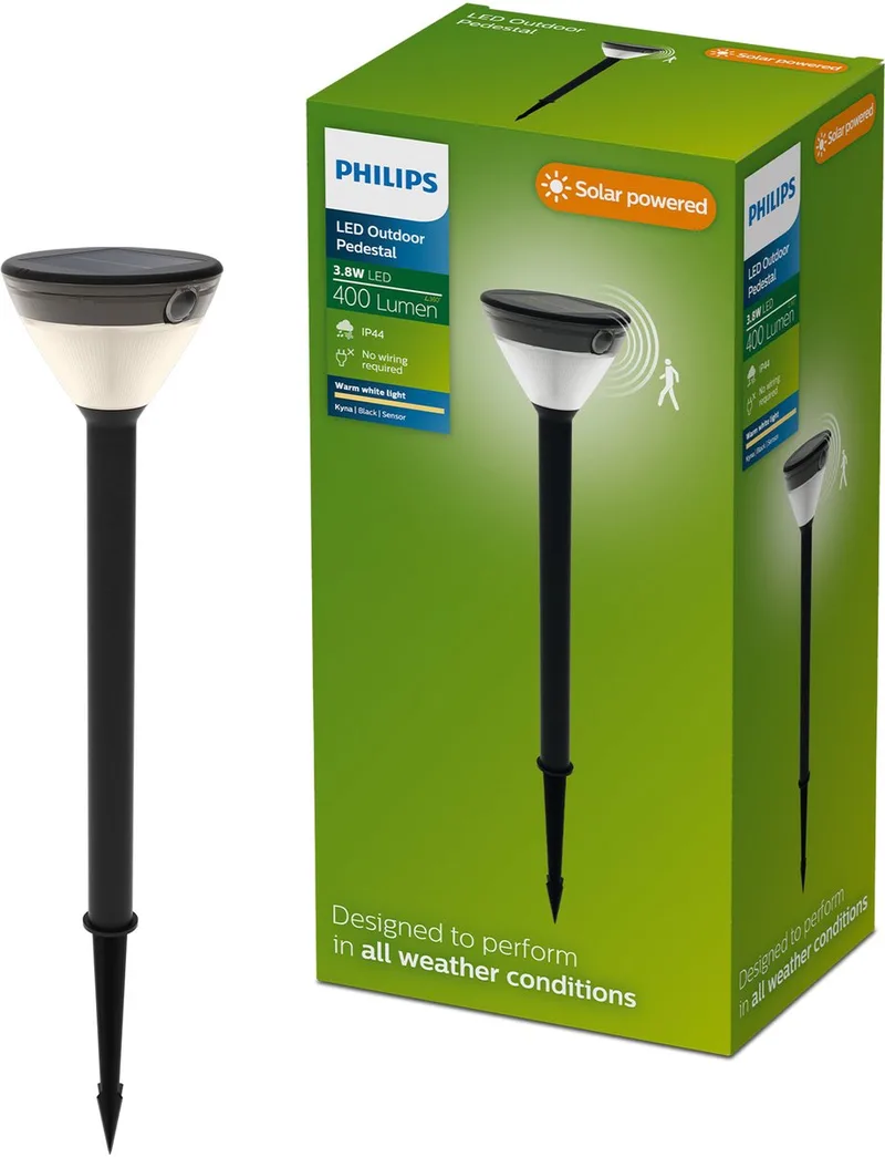 Kyna SR PD 38W 27K BL IR sensor von Philips in Schwarz – Produktfoto