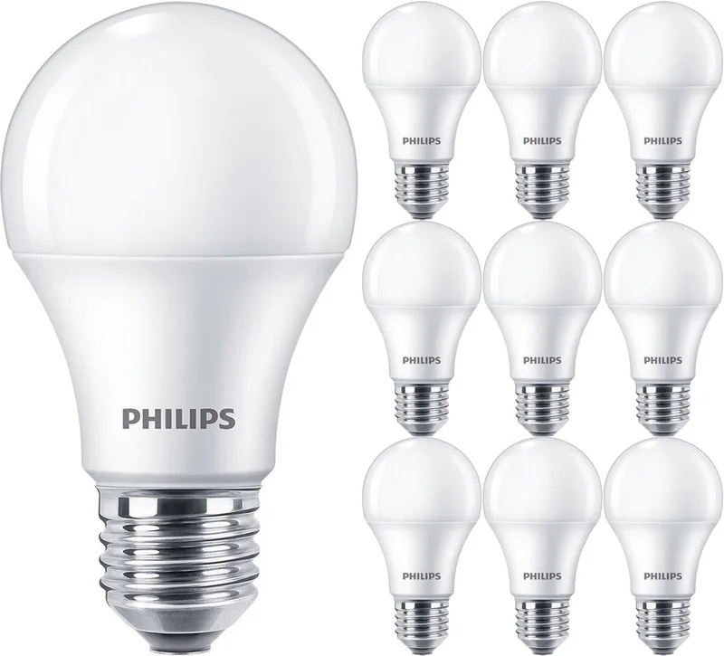 Lamp E27 10 Pack - Corepro LEDbulb E27 Peer Mat 10W 1055lm - 840 Natuurlijk Wit 4000K | Vervangt 75W de Philips – photo produit