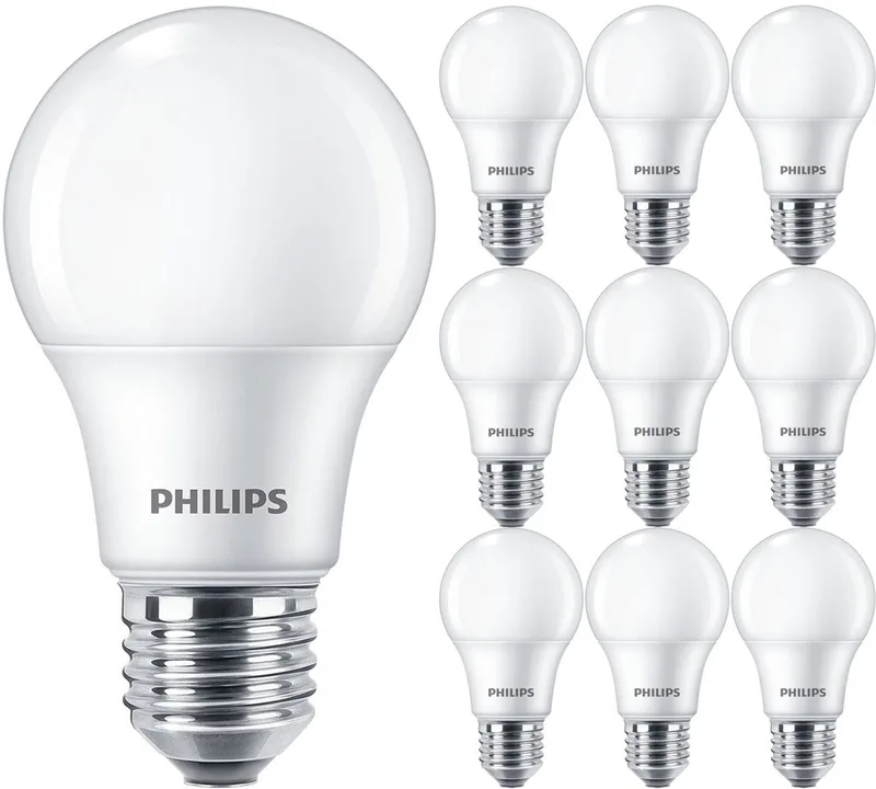 Lamp E27 10 Pack - Corepro LEDbulb E27 Peer Mat 8W 806lm - 840 Natuurlijk Wit 4000K | Vervangt 60W de Philips – photo produit