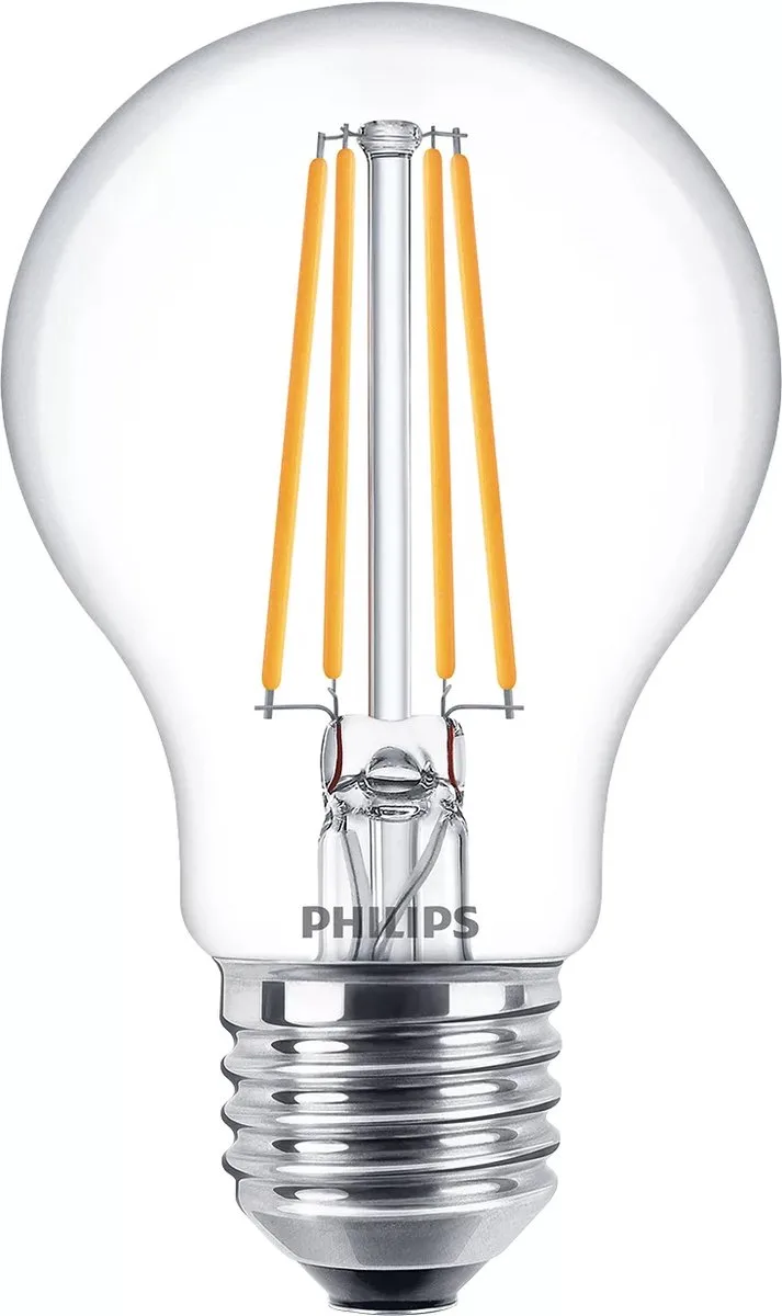 LED-lampa E27 7W 850lm 4 000 K klar 2-pack från Philips – produktbild
