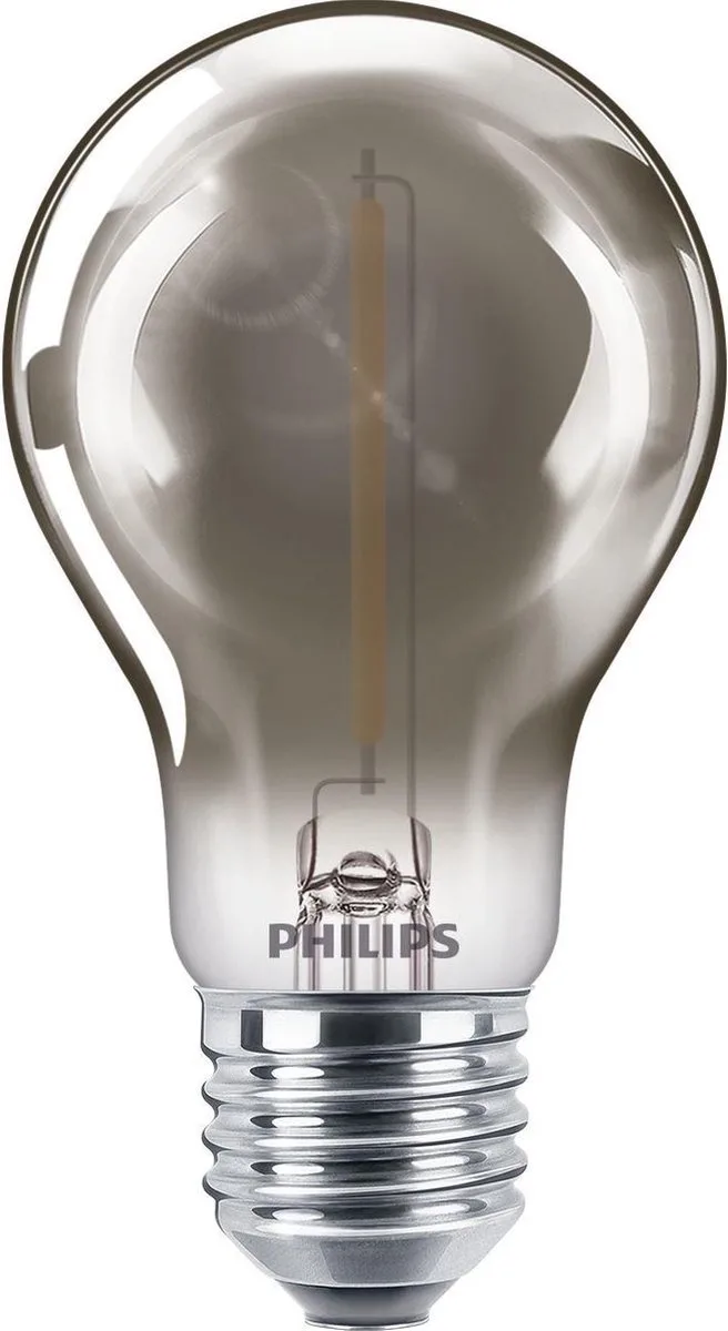 Lamp Zwart - 15 W - E27 - warmwit licht från Philips – produktbild