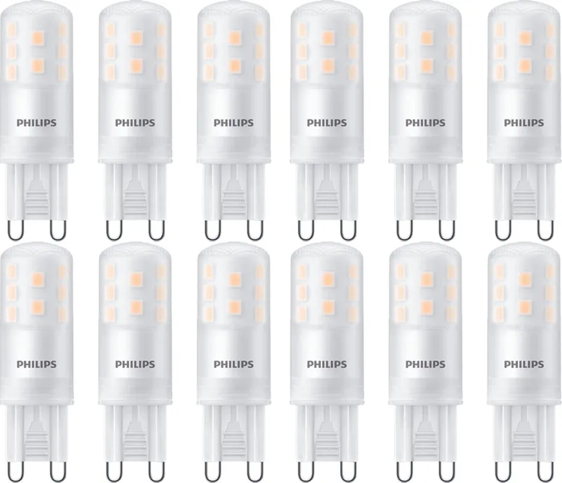 Lampen G9 - 2.6W 2700K 300lm 230V - LED Lampjes insteek - CorePro LEDCapsule - Warm Wit - Per doos à 12 stuks de Philips – photo produit
