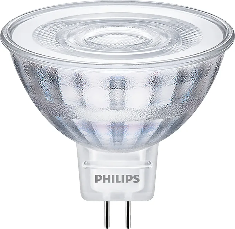 LED 871951430764300 LED-lamp Energielabel F (A - G) GU5.3 Reflector 4.4 W = 35 W Natuurwit (Ø x l) 51 mm x 46 mm 1 stuk(s) fra Philips i Sølv – produktbillede