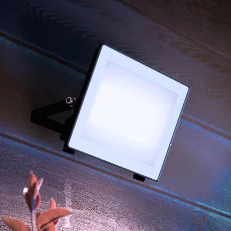 LED-buitenspot Lois UE flood, 24 W, 5.000 K, IP65 de Philips en Anthracite, Blanc – photo produit