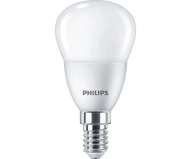 LED-Leuchtmittel Philips LED E14 P45 Tropfenform 5W = 40W 470lm 230V Kaltweiß 4000K, E14, Kaltweiß, Tropfenform de Philips en Blanc – photo produit
