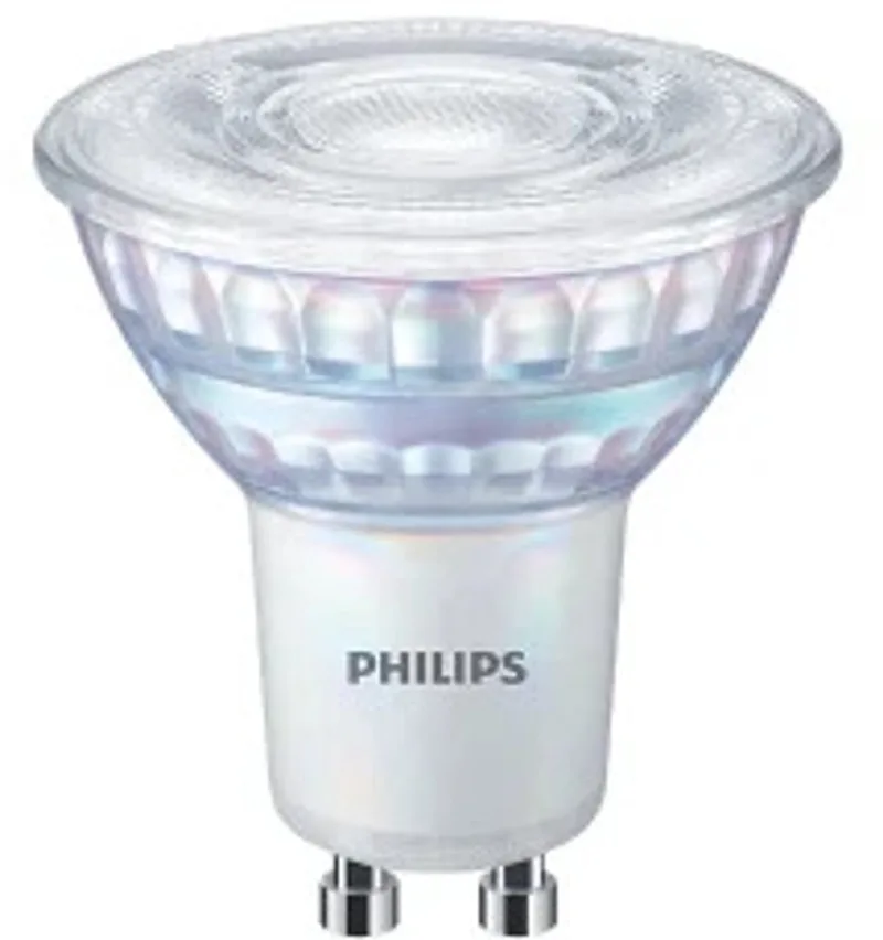 LEDSpot GU10 4W 2700K 350lm 230V - Zeer Warm Wit - Dimbaar - Per doos á 10 stuks von Philips – Produktfoto